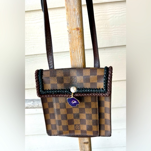 Customized Louis Vuitton Damier Ebene Pimlico Crossbody😍 - Picture 3 of 16